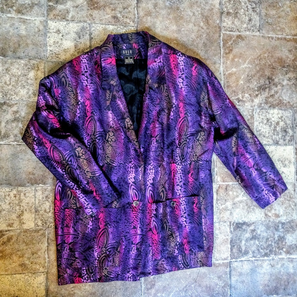 100% Silk Hand Dyed Jacket BY betu femmes, 2